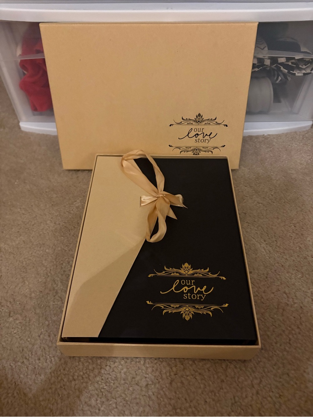 โOur Love Storyโ Photo Album or Scrapbook